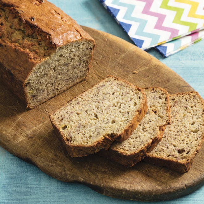 This recipe for banana bread appears in the "Complete Cookbook for Young Chefs." [Daniel J. van Ackere/America's Test Kitchen via AP]