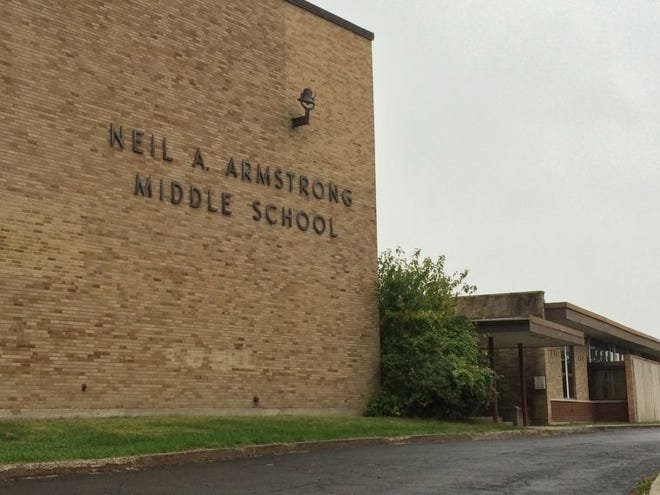 (File) Closing on the sale of the vacant Neil A. Armstrong Middle School and unused parts of the adjacent Cecilia Snyder Middle School to a Lower Southampton developer has been postponed until May 31.