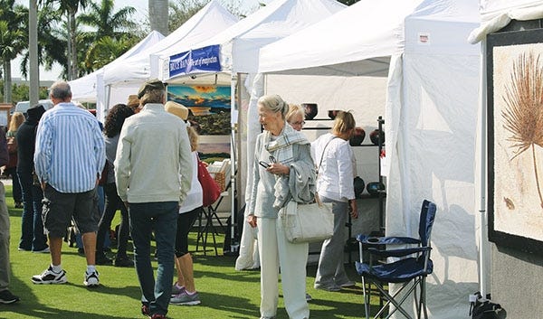 The 13th annual Art Fest on the Green Fine Art and Fine Craft show will be open to the public from 9 a.m. to 5 p.m. Saturday and from 10 a.m. to 4 p.m. Sunday at the Wellington Amphitheater. [CONTRIBUTED]