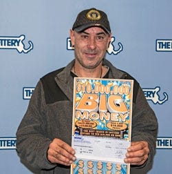 Rui Ferreira, of Fall River, recently won $1 million in the Massachusetts State Lottery’s “$10,000,000 Big Money” instant game.