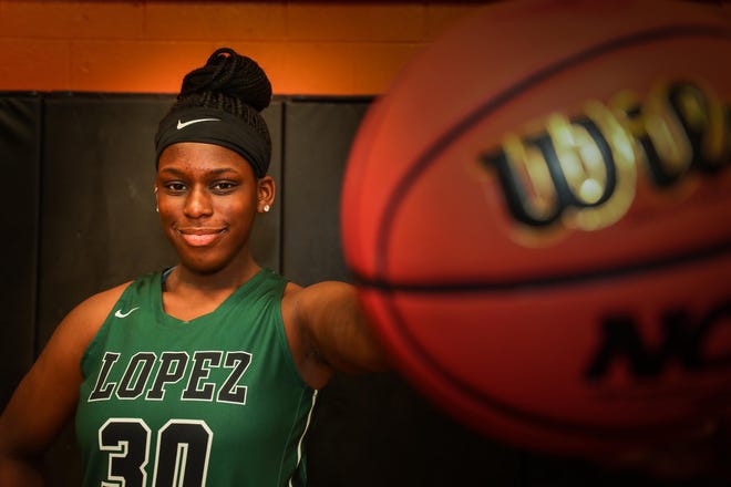 Tiera White's 29 points led Father Lopez to a massive 62-56 win over Timber Creek this weekend. [News-Journal/Lola Gomez]