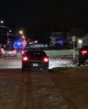 PHOTO COURTESY OF PEORIA POLICE

Peoria police officers respond to a double homicide in the 200 block of East Virginia early Tuesday.