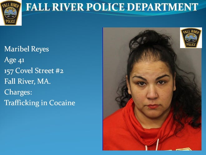 Maribel Reyes, 41, of Fall River, was arraigned in District Court on Monday on a single charge of trafficking 54 grams of cocaine, according to court documents.