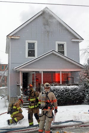 Ashland Fire Department responded to a house fire at 25 E. Eighth Street on Friday.