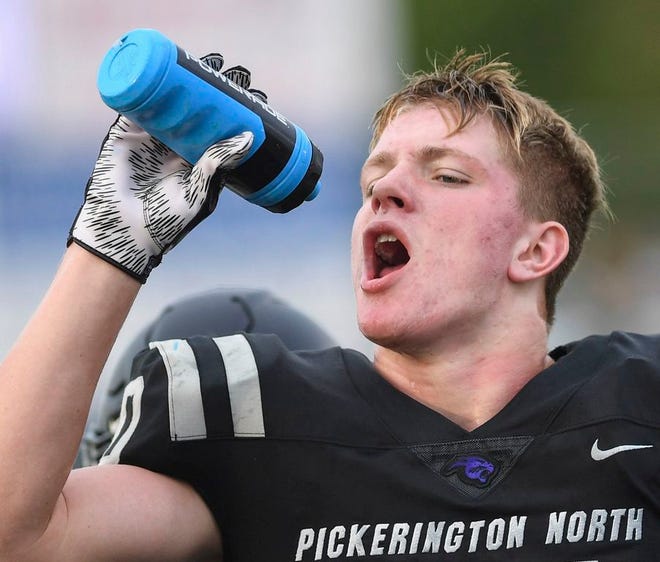 Pickerington North's Jack Sawyer is Ohio State's first commitment for its 2021 recruiting class. [John Hulkenberg/ThisWeek News]