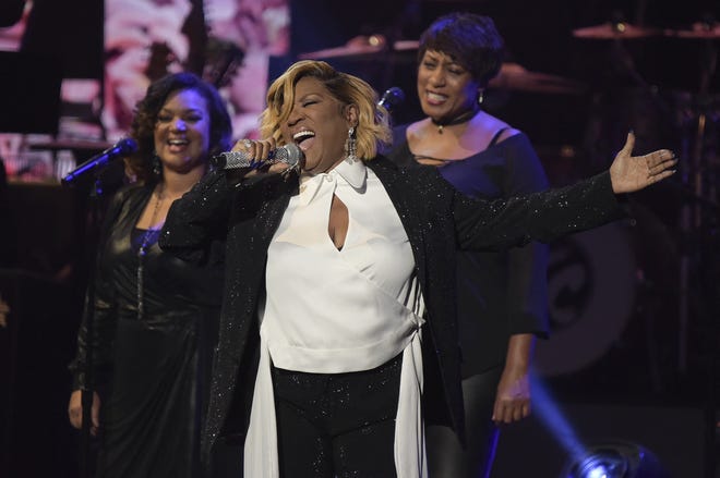 Patti LaBelle performs at the "Aretha! A Grammy Celebration For The Queen Of Soul" event at the Shrine Auditorium in Los Angeles. The special is set to air on March 10. [Richard Shotwell / Invision / AP]