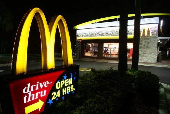 A man claims he found a mouse in his McDonald's milkshake. [PALM BEACH POST FILE PHOTO]