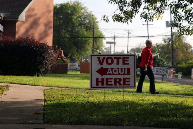 Bastrop County voters in Precinct 1002 made their way to First Baptist Church, 1201 Water St., in Bastrop to cast their ballots on Tuesday in the November midterm election. [BRANDON MULDER/ BASTROP ADVERTISER]