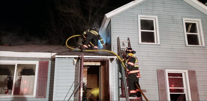 Firefighters responded to a house fire in the 1900 block of Jones Street in Ronald Township on Friday, Feb. 8, 2019. [RONALD TOWNSHIP FIRE DEPARTMENT]