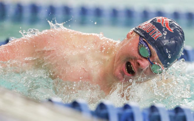Portsmouth senior Jake Steen has led the boys swim team to an undefeated mark in Division II with one dual meet remaining in the regular season. [DAILY NEWS FILE PHOTO]