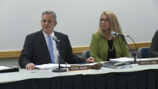 On Monday, Austin Mayor Steve Adler, left, was named chairman of the Capital Area Metropolitan Planning Organization board. Williamson County Commissioner Cynthia Long, right, was named vice chair.