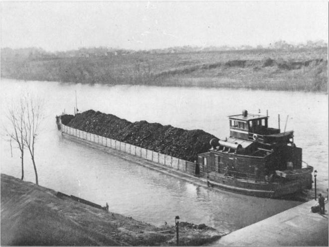 One hundred years ago, self-propelled steel barges like this one were being constructed for use on the Warrior River. Information or comments? Reach bettyslowe6@gmail.com.