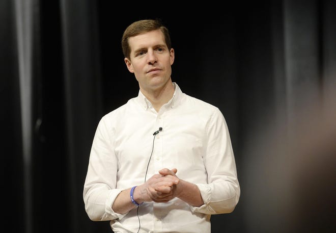 U.S. Rep. Conor Lamb will hold a town hall in Baden on Tuesday. [ECL staff file]