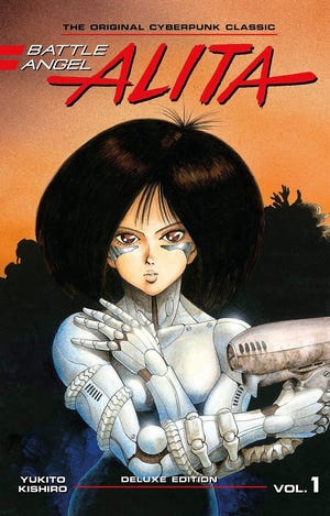 The cover of "Battle Angel: Alita," the manga that inspired the new movie "Alita: Battle Angel." [CONTRIBUTED]