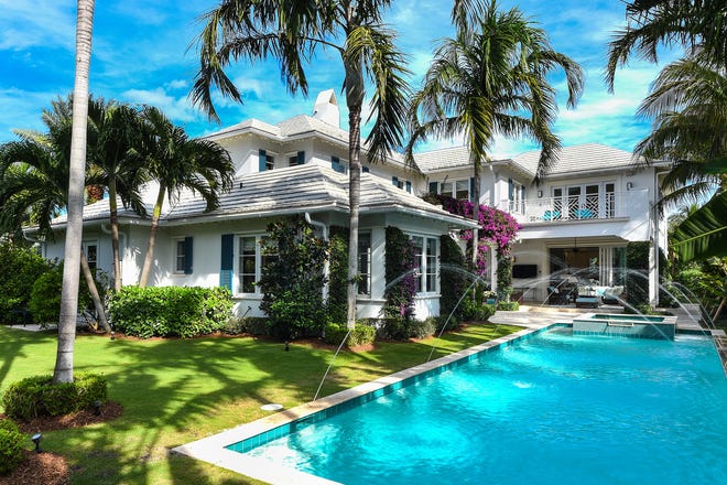 The Ainslies' house at 202 Plantation Road has 6,816 square feet inside and out and has been priced at $7.95 million. "This was our dream house. Our vision was to create something very serene and relaxing, so that it feels happy and calm," Suzanne Ainslie says. [Photo by Andy Frame, courtesy of Sotheby’s International Realty]