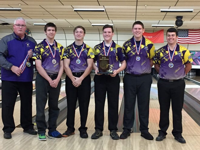 The Bronson boy's bowling team won the KVA Championship on Friday.