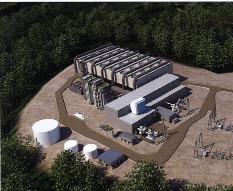 NTE Energy, owner of a proposed 650-megawatt power plant off Lake Road in Killingly, has been given the right to reapply to the Connecticut Siting Council to build the facility. [contributed by NTE Energy]