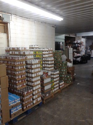 SUBMITTED PHOTO

Canned goods are stocked to provide meals.