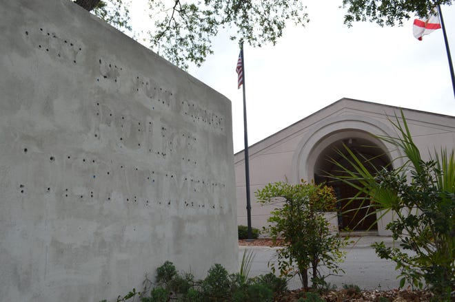 The former Port Orange Police Department at the entrance to City Center on Dunlawton Avenue now has a new use and city leaders will unveil roughly $2.1 million in renovations and christen the building the Dorothy L. Hukill City Center Annex at 5:30 p.m. Friday. [News-Journal file/Casmira Harrison]