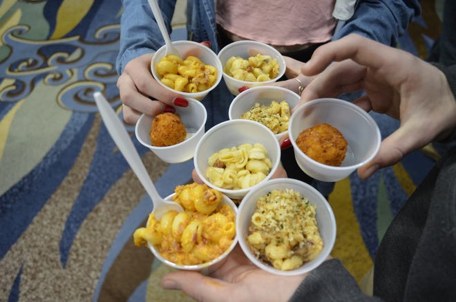 Sample all the competitors and vote for your favorite at the 2nd annual Mac & Cheese Smackdown on Saturday, Feb. 23 at Gurney's Newport Resort. [Photo by Brittany Rosenberg/Newport Winter Festival]