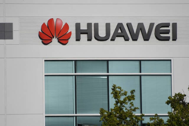A CALL TO ACTION — This Huawei location in Santa Clara, Calif., would be one of many affected if President Trump’s ban on equipment from the Chinese telecommunications giant succeeded. (Yichuan Cao/Sipa USA/TNS)