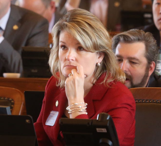 Rep. Cindy Holscher, D-Overland Park, asked a House committee Friday to reform Kansas law allowing district court judges to declare teen victims an "aggressor" in sex crimes committed against them by an adult for the purpose of justifying reduction of the offender's prison sentence. [Thad Allton/The Capital-Journal]
