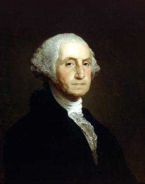 George Washington portrait (AP Photo/Smithsonian, HO)