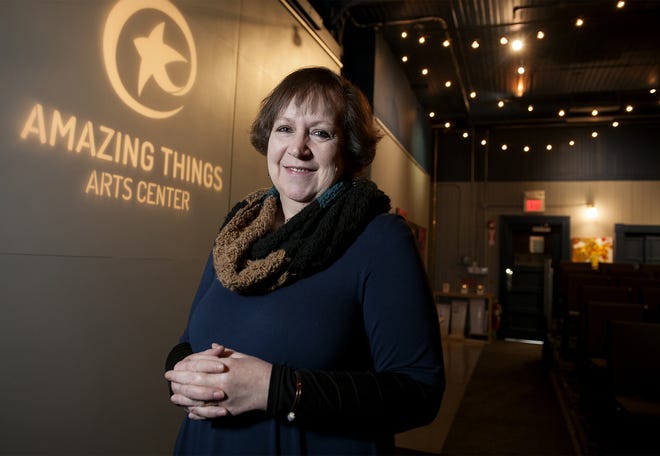 “I want to find ways of reaching out to more people,” says Jill Bennett, executive director of Amazing Things Arts Center in Framingham. “We want to make sure more people fall in love with this place, and to do that we have to continuously look at what we're offering people and make sure we're giving them what they want and giving them a good time when they're here.”

[Daily News and Wicked Local Staff Photo/Art Illman]