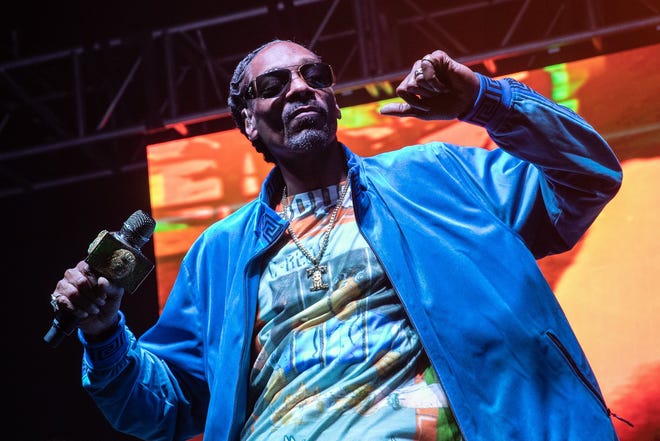 Rapper Snoop Dogg performs onstage during the Texas Ballpark Tour at the Dell Diamond on December 2, 2018 in Round Rock, Texas. [Suzanne Cordeiro for AUSTIN360]