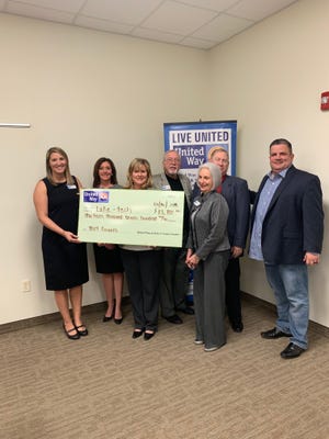 United Way of Lake and Sumter Counties provided Lake Tech with $13,700 for its program providing education and job training for Lake Detention Center inmates. [Submitted]