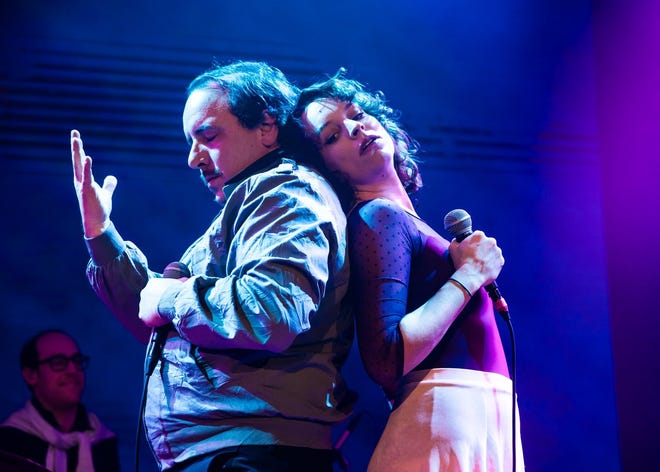 Heart Bones, featuring Har Mar Superstar and Austin's Sabrina Ellis (of Sweet Spirit and A Giant Dog), will play at 7 a.m. for KUTX's "Live at the Four Seasons" on Thursday, March 14. [Erika Rich for Statesman]