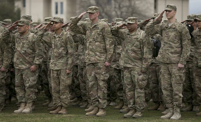 Soldiers from the Army's 3rd Cavalry Regiment are shown in 2017 at Fort Hood, one of the military posts where privately managed housing has come under scrutiny. [JAY JANNER / AMERICAN-STATESMAN]