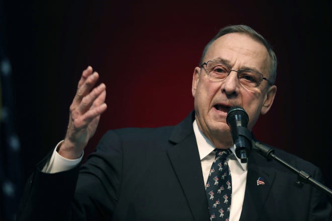 Former Maine Republican Gov. Paul LePage told WVOM-AM that allowing the popular vote to choose the president would give minorities more power and that "white people will not have anything to say." [AP Photo/Robert F. Bukaty, File]