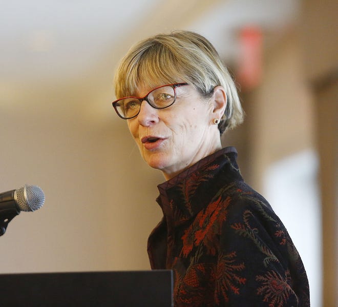 Marylou Sudders Sec. of Health and Human Services, keynote speaker.

Quincy Chamber of Commerce Opioids in the workplace summit at the Quincy Marriott

on Thursday Feb.28,2019 Greg Derr/The Patriot Ledger