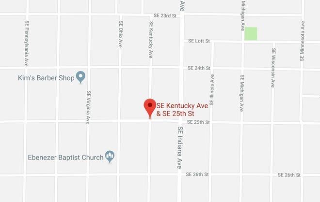 A man fleeing from police Friday allegedly caused a crash at S.E. 25th and Kentucky. [Google Maps]