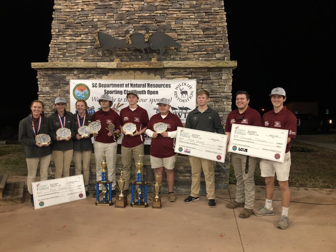 Thomas Heyward Academy had a strong showing at the South Carolina Department of Natural Resources and SCISA state sporting clay championships in Edgefield.

Madi Shealy, Mati Vaigneur and Tori Vaigneur placed first in the varsity ladies division. [Submitted photo].