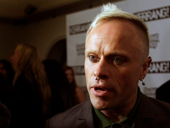 Keith Flint was front man and stage persona of the dance-electronic band The Prodigy, which sold 30 million records. [File photo]