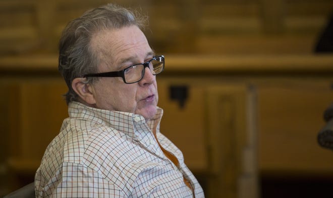 Joseph Beatty, 61, is accused of killing 33-year-old Mary Beaton in Quincy in 2009. Beatty sat through opening arguments in his jury trial in Norfolk Superior Court on Tuesday, March 5, 2019. (Joe Difazio/The Patriot Ledger)