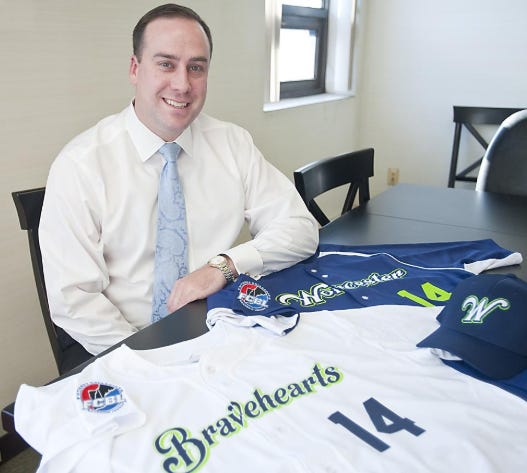 John Creedon Jr., owner of the Worcester Bravehearts.