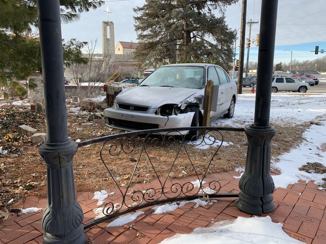 No serious injuries were reported in a two-vehicle crash Wednesday morning at S.W. 17th and Gage. [Phil Anderson/The Capital-Journal]