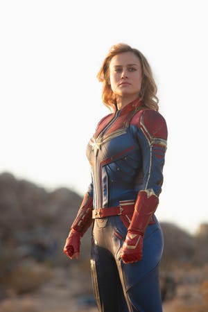 Brie Larson plays the newest member of the Marvel universe. [Walt Disney Studios]