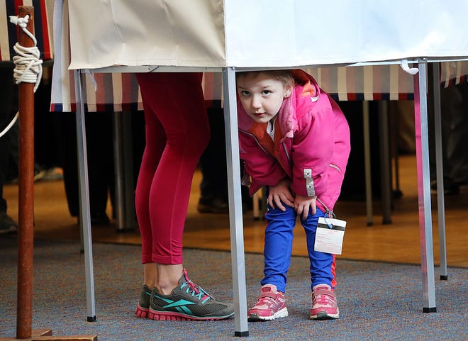 Hampton area voters will head to the polls March 12. 

[Photo by Rich Beauchesne/Seacoastonline]