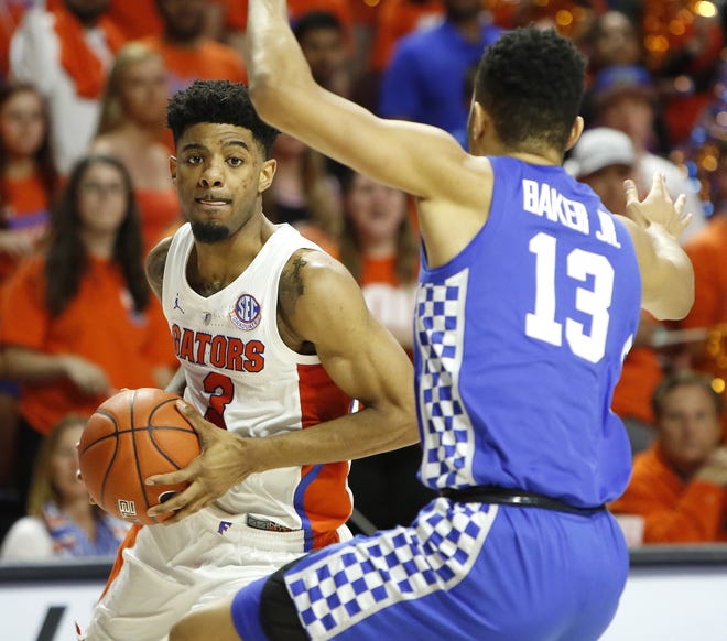 Florida senior guard Jalen Hudson led the Gators with a season-high 33 points on 11-of-20 shooting Wednesday. The Gators will need that kind of effort Saturday in Lexington. [Brad McClenny/GateHouse Media]