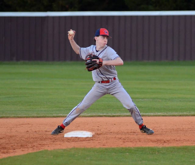 Pitcher/infielder Drew Logsdon is the only senior returning for Columbia Academy. The defending Class A state champion will take the field with five new starters in Monday’s season opener at Eagleville. (File photo)