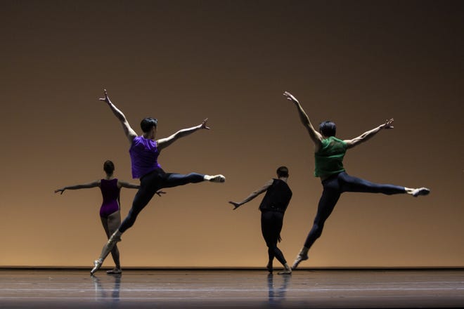 Boston Ballet dancers perform “Pas/Parts 2018,” part of “Full on Forsythe,” a program of recent works by the choreographer William Forsythe.

Photo: Angela Sterling