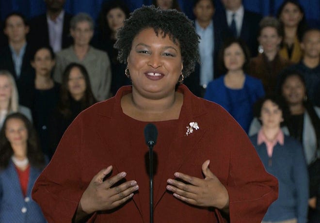 A letter writer is against Stacey Abrams' potential run for the U.S. Senate in 2020. [ASSOCIATED PRESS]