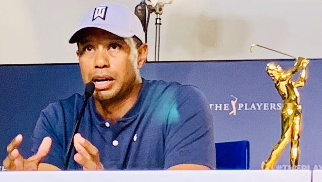 Tiger Woods, the only man to have won The Players in March and May, said those who haven't experienced the Stadium Course at TPC Sawgrass will find different situations than in May. [Garry Smits/GateHouse Floirda]