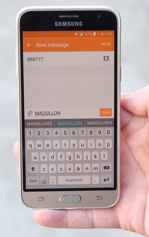 Massillon residents can register for Nixle alerts to be delivered to their cellphones via text message. (CantonRep.com / Michael Balash)