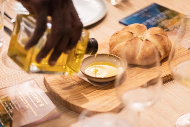Florie's signature sharing bread will be served Friday at the restaurant's five-course "Taste of Mirazur" dinner, which is aimed at expressing through food the similarities between Florie's and its chef-partner's restaurant in the French Riviera. [Courtesy of the Four Seasons]