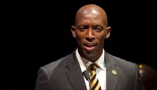 Miramar Mayor Wayne Messam, who grew up in South Bay and was a football star at Glades Central High School, is considering a run for president. [Photo provided by Wayne Messam]